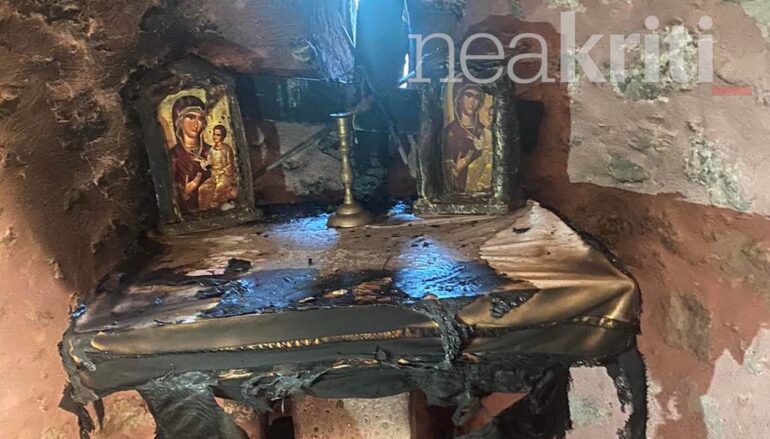 Σοκάρει βανδαλισμός Ναού της Παναγίας στο Ηράκλειο Κρήτης