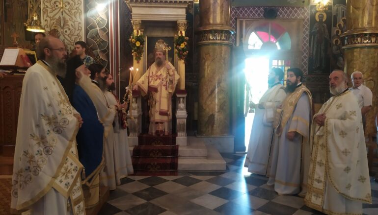Πατρῶν: «Ὁ νοῦς μας σήμερα εἶναι στούς δοκιμαζόμενους ἀδελφούς μας τῆς Βηρυτοῦ»