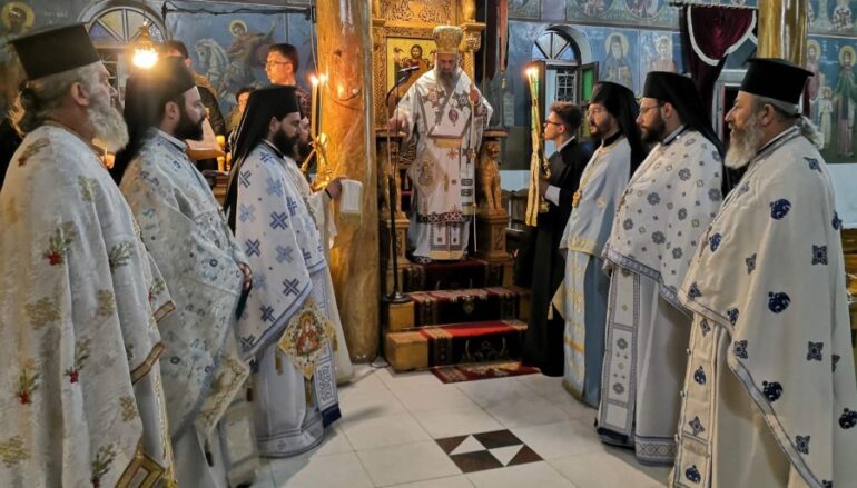 Αγρυπνία επί τη αναμνήσει του εν Κυθήροις θαύματος της Θεοτόκου στην Καρδίτσα
