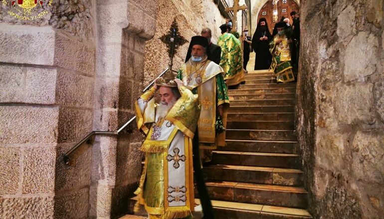 Η εορτή της Υψώσεως του Τιμίου Σταυρού στο Ναό της Αναστάσεως