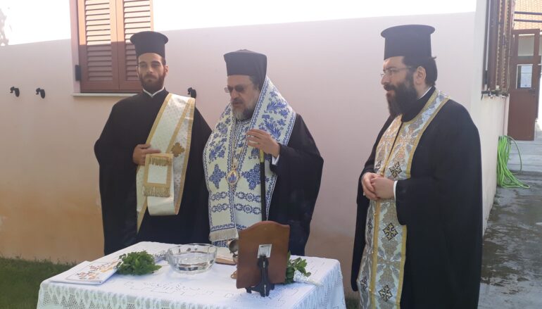Αγιασμός από το Μητροπολίτη Μεσσηνίας στον Παιδικό Σταθμό της Μητροπόλεως