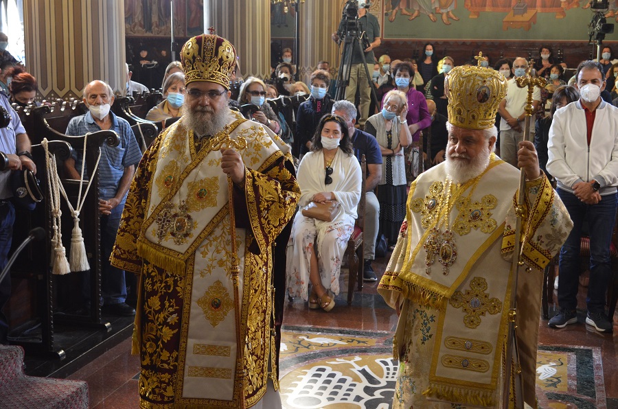 Με λαμπρότητα πανηγύρισε η Ιερά Μονή Παναγίας του Κύκκου