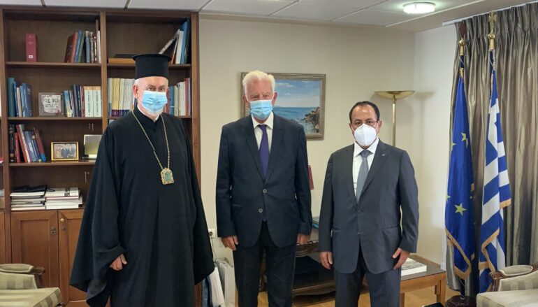 Ο Μητροπολίτης Γαλλίας στον Αντιπρόεδρο της Κυβέρνησης Παναγιώτη Πικραμμένο