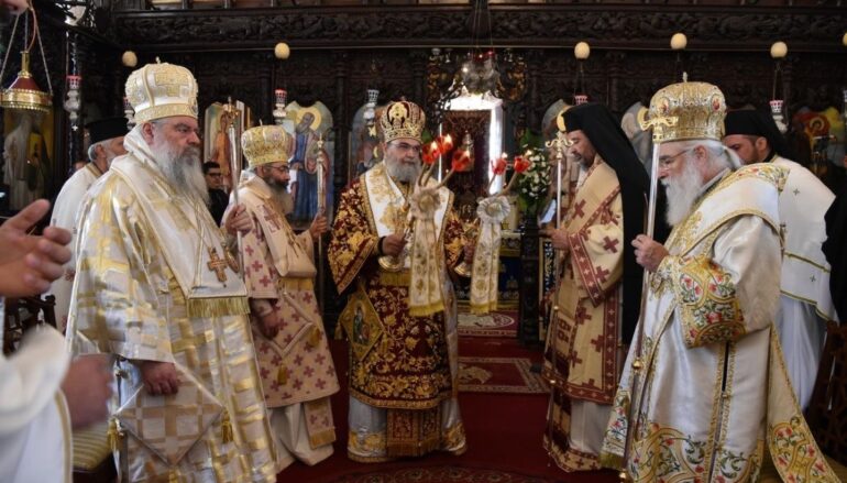 Λαμπρά τα ονομαστήρια του Μητροπολίτη Ταμασού Ησαΐα