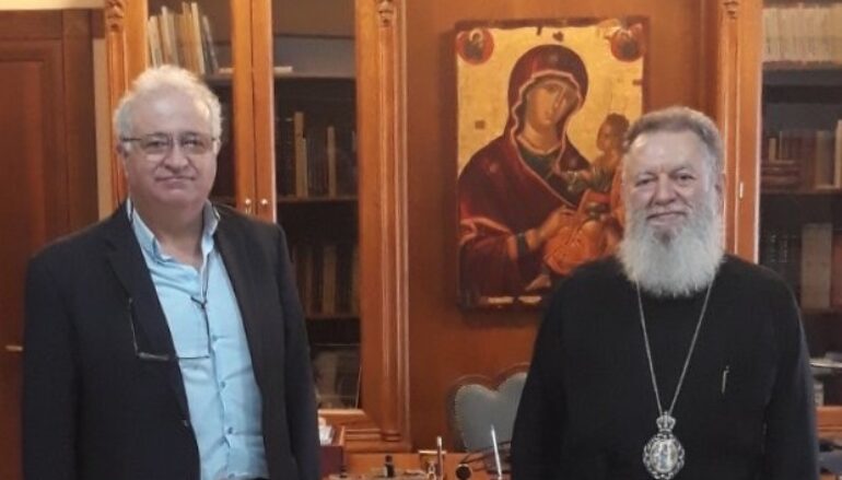 Στον Μητροπολίτη Χαλκίδος ο νέος Διευθυντής Β/βαθμιας Εκπαίδευσης
