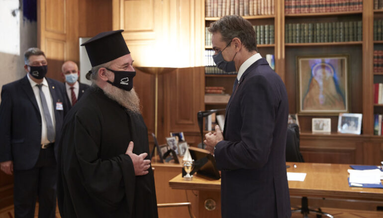 Στον Πρωθυπουργό ο Μητροπολίτης Ίμβρου και Τενέδου