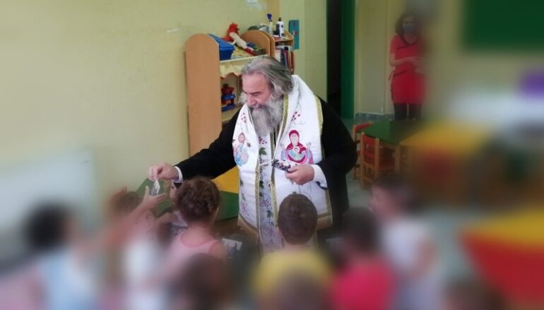 Αγιασμός για τη νέα σχολική χρονιά από τον Μητροπολίτη Μάνης Χρυσόστομο