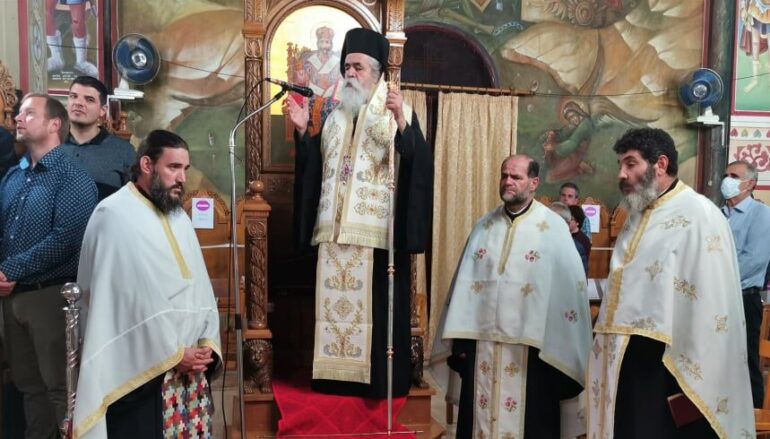 Αρχιερατικός Εσπερινός του Αποστόλου Λουκά στον Πύργο