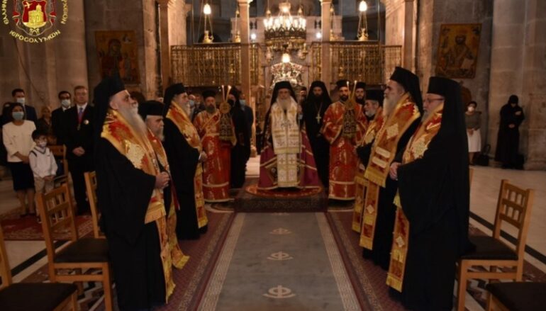 Δοξολογία για την Επέτειο της 28ης Οκτωβρίου 1940 στο Πατριαρχείο Ιεροσολύμων