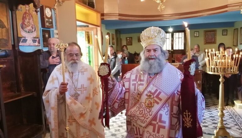 Ο Μητροπολίτης Μάνης στα Καλιανέϊκα Δολών