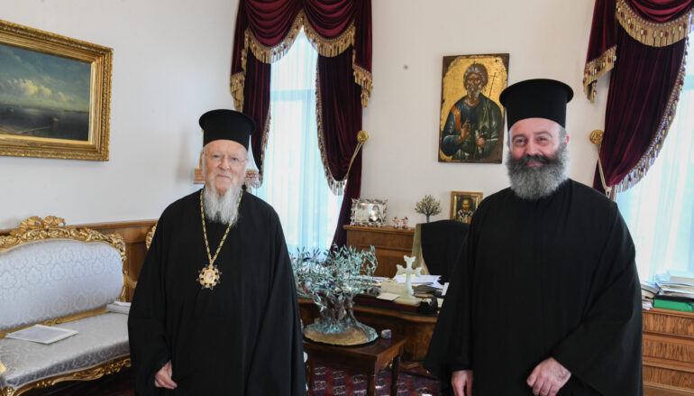 Ο Αρχιεπίσκοπος Αυστραλίας στον Οικ. Πατριάρχη