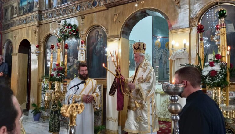 Λαμπρός εορτασμός του Αγίου Δημητρίου στην Ι. Μητρόπολη Καρυστίας