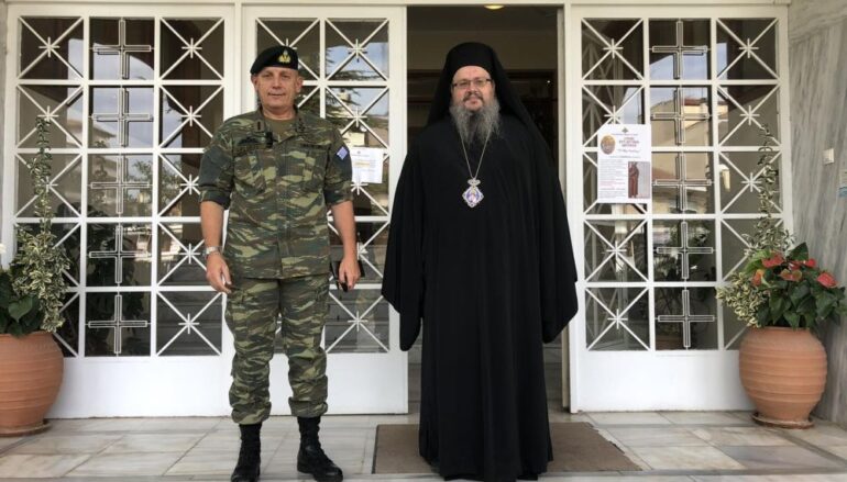 Ο Αρχηγός ΓΕΕΘΑ στον Μητροπολίτη Λαρίσης
