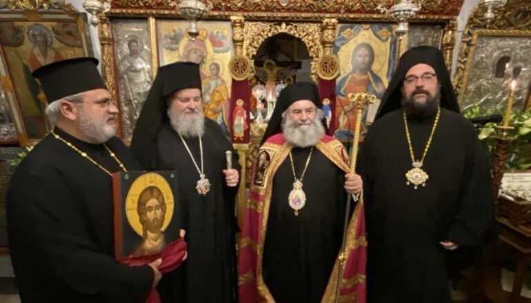 Πολυαρχιερατικός Εσπερινός για τους Αγίους Αναργύρους στην Ι. Μ. Κυδωνίας
