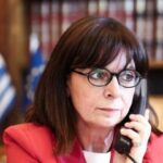 Τηλεφωνική επικοινωνία της ΠτΔ Σακελλαροπούλου με τον Αλβανίας Αναστάσιο