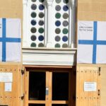 Η σημαία των Κυπρίων του 1821  κυματίζει στους Ναούς της Κύπρου