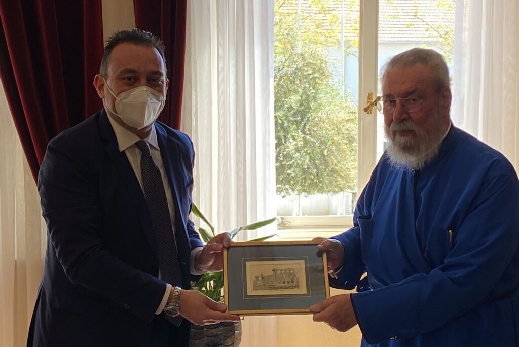 Βλάσης: “Ο Αρχιεπίσκοπος Κύπρου με την σοφία του βοηθά Ελληνισμό και Ορθοδοξία”