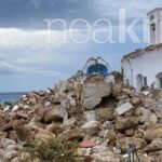 Σεισμός στην Κρήτη: Κατέρρευσε το εκκλησάκι του Αγίου Νικολάου στη Σητεία