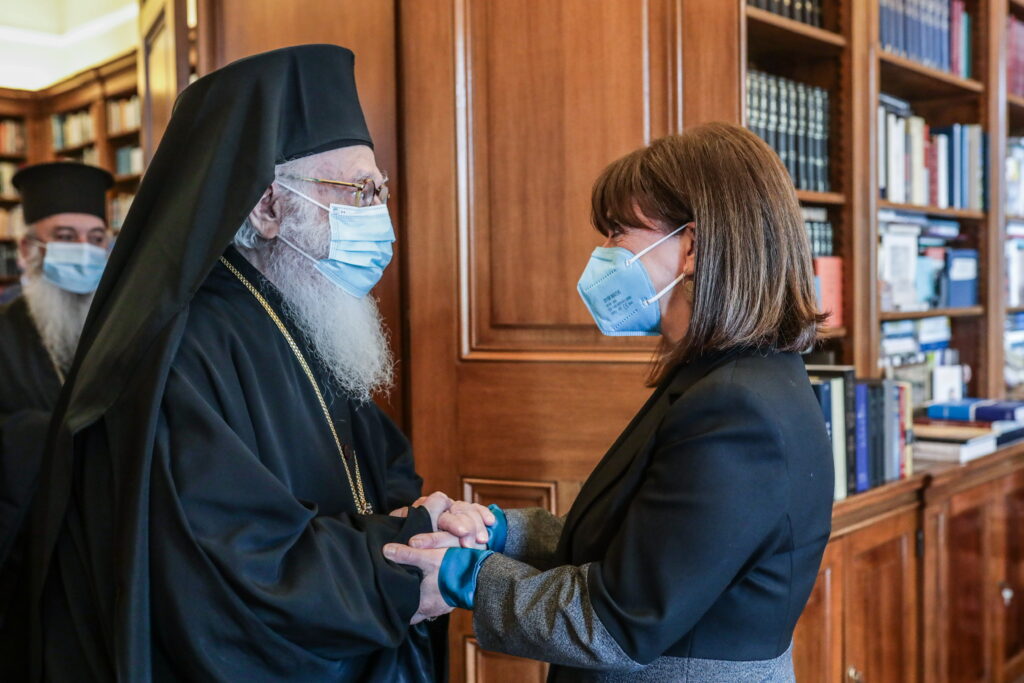 Στην Πρόεδρο της Δημοκρατίας ο Αρχιεπίσκοπος Αλβανίας