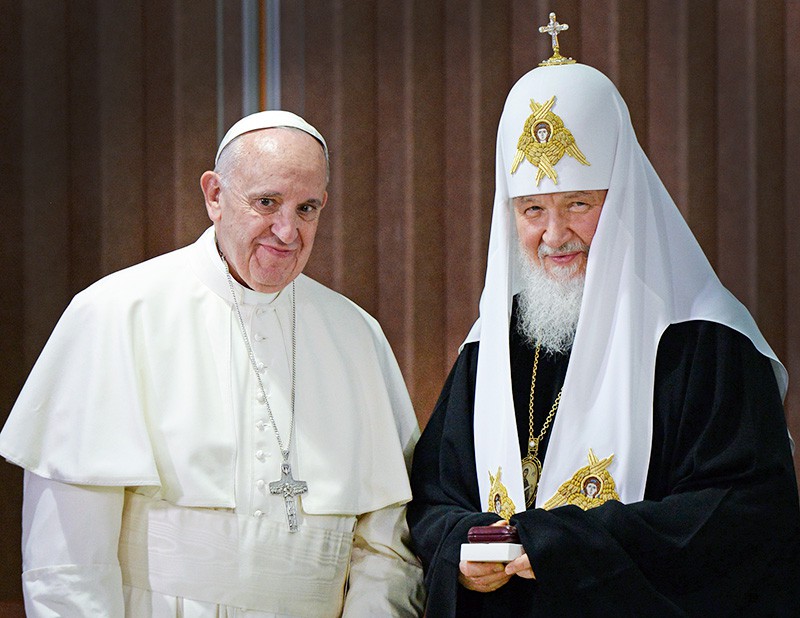 Ο Πάπας δεν επιθυμεί να συναντηθεί με τον Πατριάρχη Μόσχας Κύριλλο