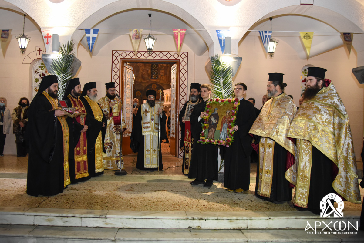 Μεθέορτος Εσπερινός και Λιτανεία στον Ι. Ναό Αγίας Βαρβάρας Τρίπολης