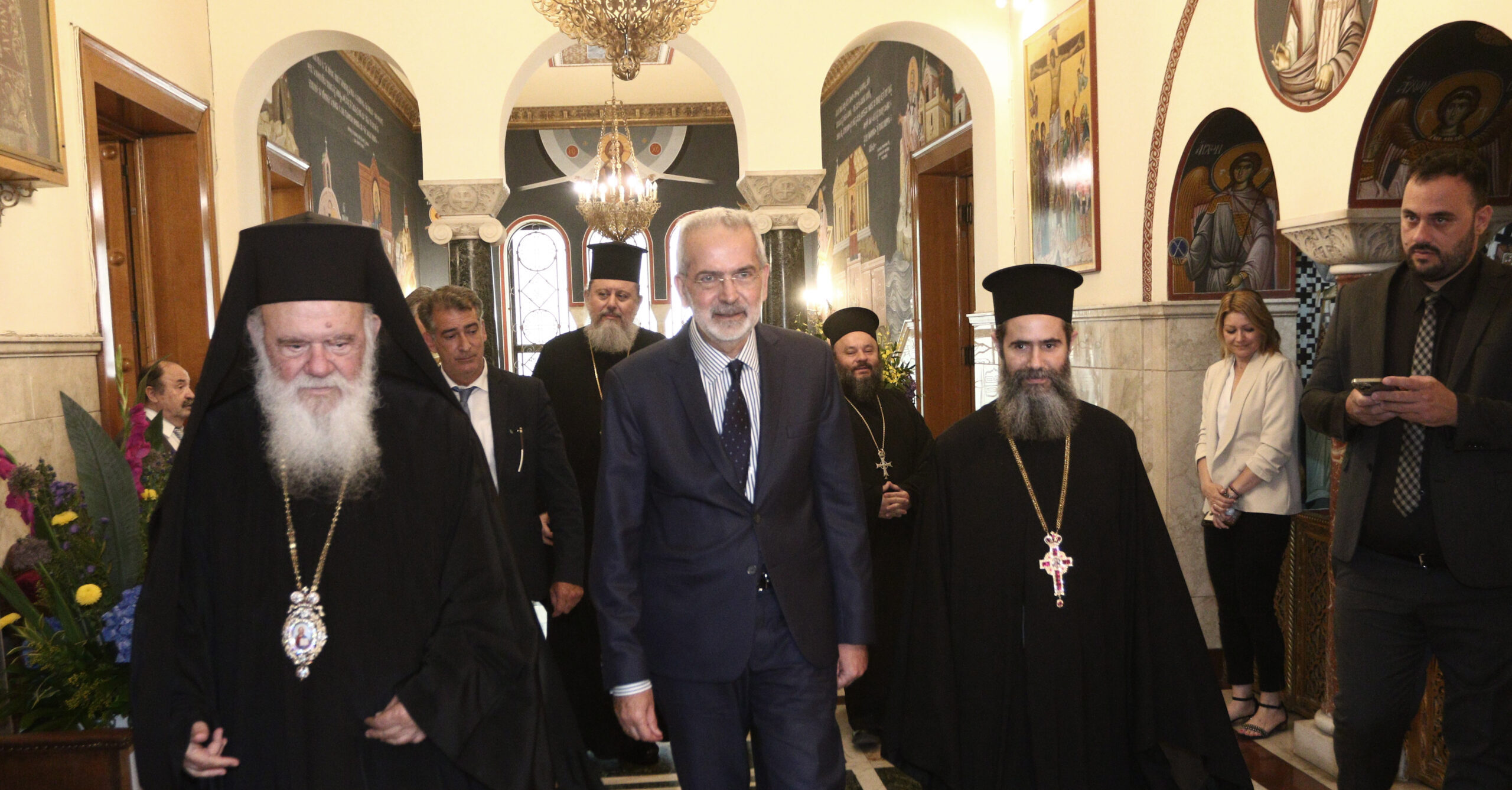 Συνάντηση Αρχιεπισκόπου με τον Πρωθυπουργό κ. Ιωάννη Σαρμά