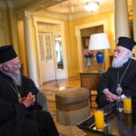 Συνάντηση Οικ. Πατριάρχη με Αρχιεπίσκοπο Αλβανίας