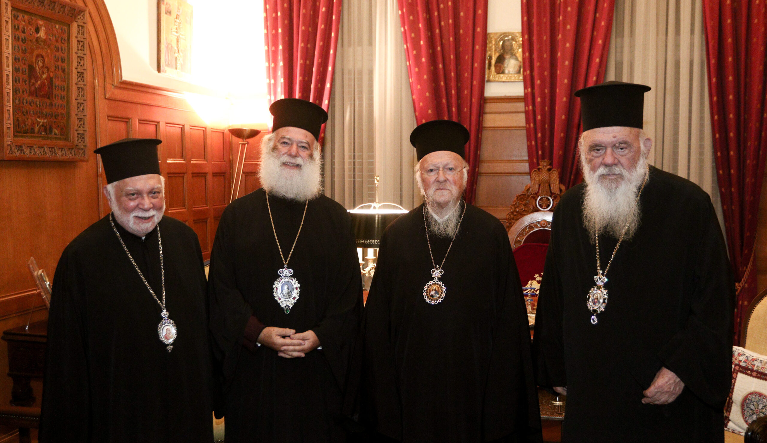 Υποδοχή Προκαθημένων και Εκπροσώπων Ορθοδόξων Εκκλησιών στην Αρχιεπισκοπή