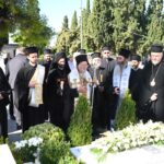 Πατριαρχικό Τρισάγιο στους τάφους Αρχιεπισκόπου Χριστοδούλου και Γέροντος Περγάμου