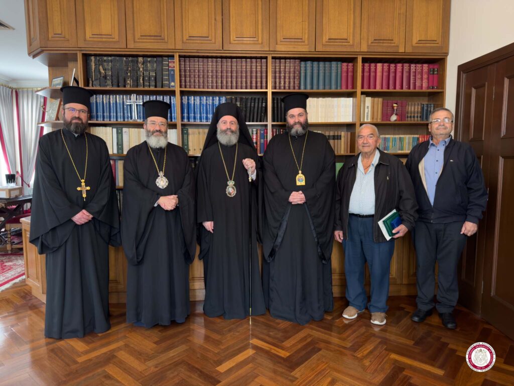 Επίσκεψη του Επισκόπου Μεσαορίας Γρηγορίου στον Αρχιεπίσκοπο Αυστραλίας