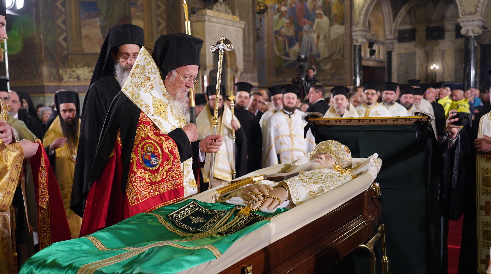 Η Εξόδιος Ακολουθία του μακαριστού Πατριάρχη Βουλγαρίας Νεοφύτου