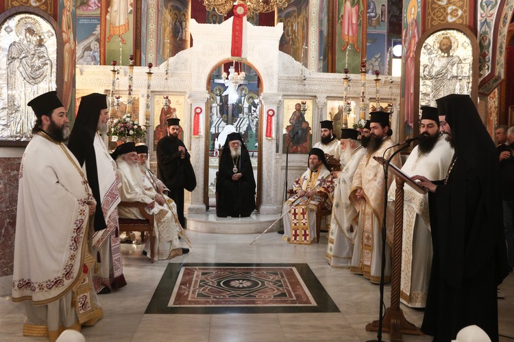 Ο Αρχιεπίσκοπος στο Ιερό Προσκύνημα Αναστάσεως Χριστού Σπάτων