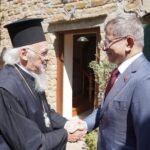 Ο Πατριάρχης υποδέχθηκε τον πρ. Πρωθυπουργό της Τουρκικής Δημοκρατίας κ. Davutoğlu στην Ίμβρο