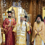 Αρχιερατική Θ. Λειτουργία ενώπιον της Ι. Εικόνος Παναγίας Οδηγήτριας στο Μοσχάτο