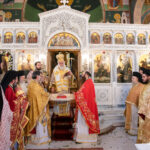 Η Πανηγυρική Θεία Λειτουργία στην Αγία Βαρβάρα Ιλίου