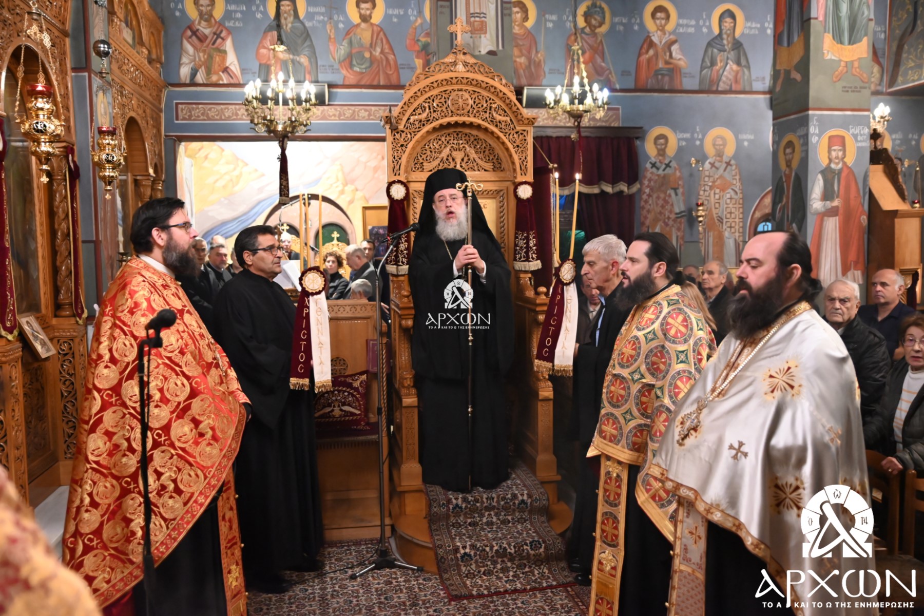 Πανηγυρικός Εσπερινός στον Άγιο Ελευθέριο Αμαρουσίου