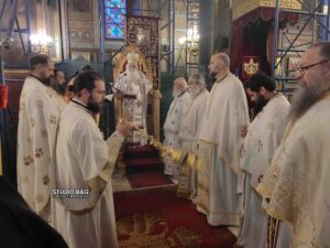 Αρχιερατικός Εσπερινός για την εορτή του Αγίου Γεωργίου στον Μητροπολιτικό Ναό Ναυπλίου