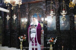 Λειτουργία Μεγάλης Πέμπτης στην ενορία Λεπιανών Άρτης