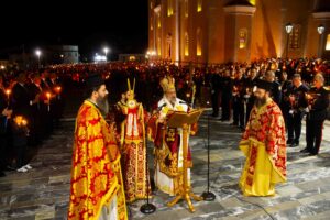 Η Ανάσταση του Χριστού στον Μητροπολιτικό Ιερό Ναό της Καλαμάτας