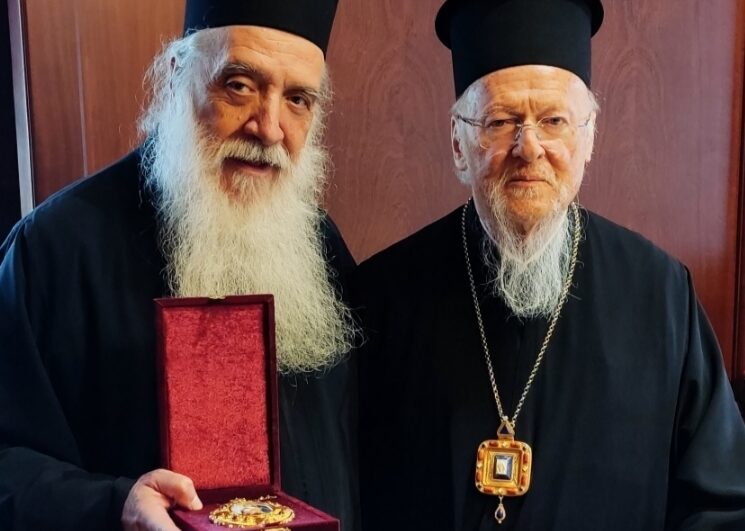 Επίσκεψη του Μητροπολίτη Σάμου Ευσεβίου στην Μητέρα Εκκλησία