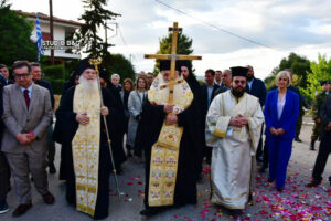 Τον Σταυρό του Μεγάλου Κωνσταντίνου υποδέχθηκε το Κιβέρι Αργολίδας
