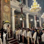 Ο Αρχιεπίσκοπος στον Ιερό Ναό Αγίων Κωνσταντίνου και Ελένης Ομονοίας