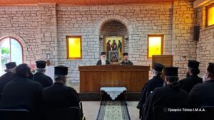 Ιερατική Σύναξη στην Ι. Μ. Αιτωλοακαρνανίας