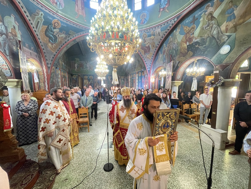 Η εορτή των Αγίων Κωνσταντίνου και Ελένης στην Ι. Μ. Κορίνθου