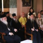 Ο Αρχιεπίσκοπος στην παρουσίαση των έργων συντήρησης του Καθολικού της Ι.Μ. Ασωμάτων Πετράκη