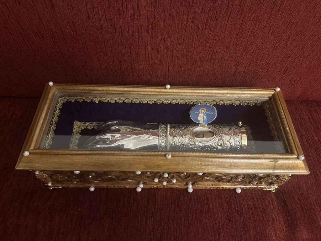 Υποδοχή Ι. Λειψάνου Αγ. Στεφάνου στον Άγιο Χαράλαμπο Πολυγώνου