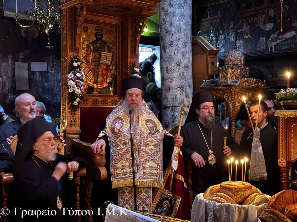 Πολυαρχιερατικός Εσπερινός για την Οσία Σοφία στην Ιερά Μονὴ Κλεισούρας Καστοριάς