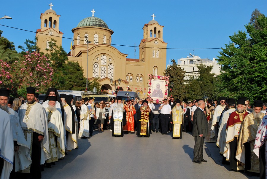 Μεθέορτος Εσπερινός και Πάνδημη Λιτανεία της Ι. Εικόνας της Αγίας Φωτεινής στη Ν. Σμύρνη