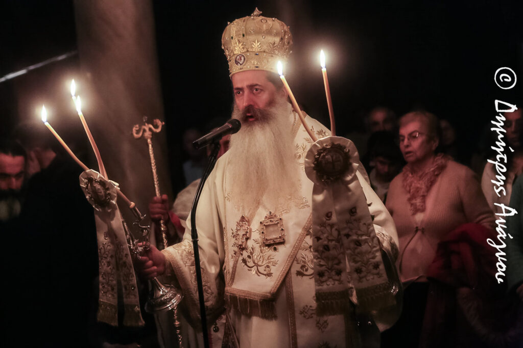 Μοναστηριακή Αρχιερατική Ολονυκτία στην Ι. Μ. Παναγίας Δαμάστας
