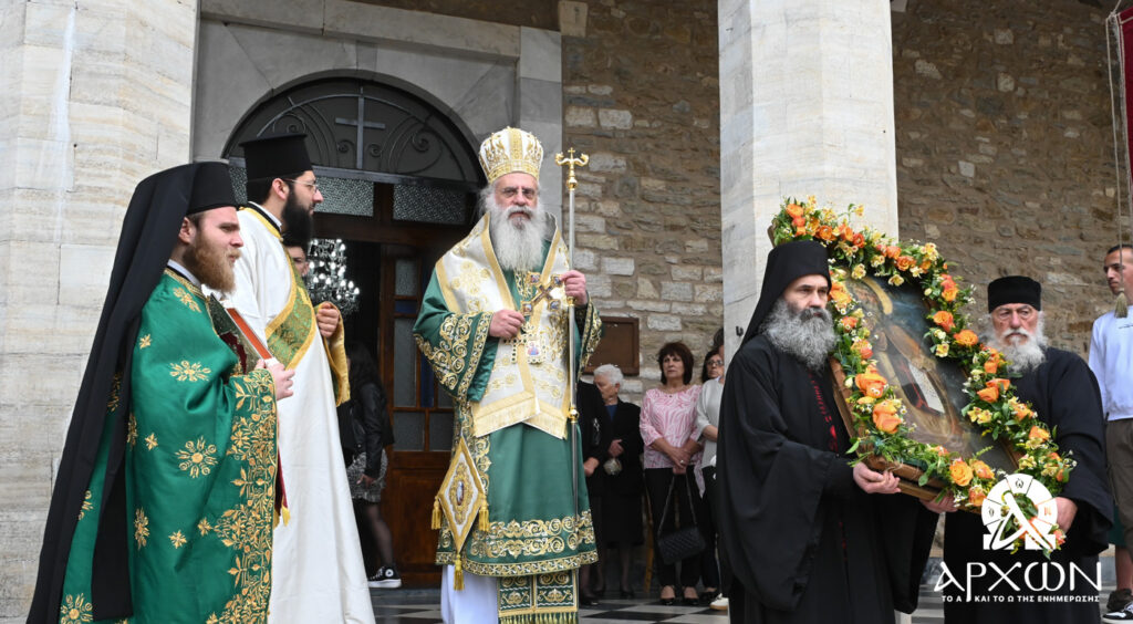 Λαμπρός ο εορτασμός του Οσίου Νείλου στην γενέτειρά του τον Άγιο Πέτρο Κυνουρίας